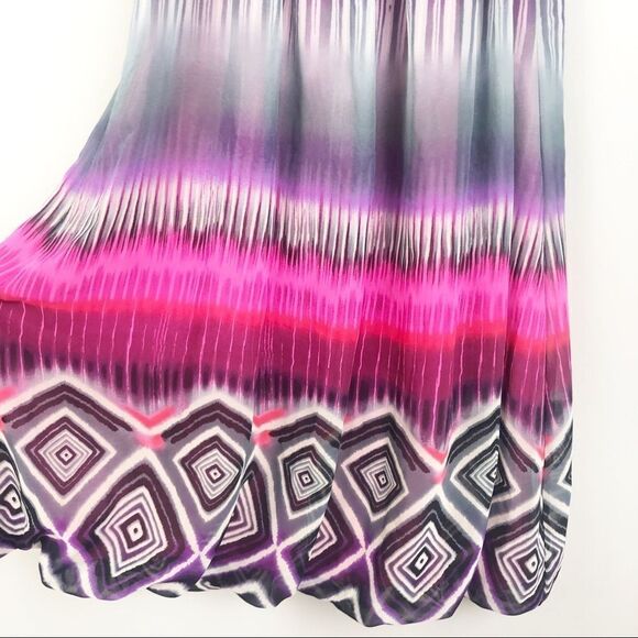 B. DARLIN | Pink Patterned Bubble Dress Size 10 - Picture 3 of 7